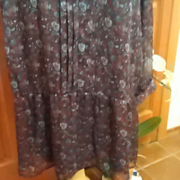 Loft Sheer Slip Dress - Picture 3 of 8